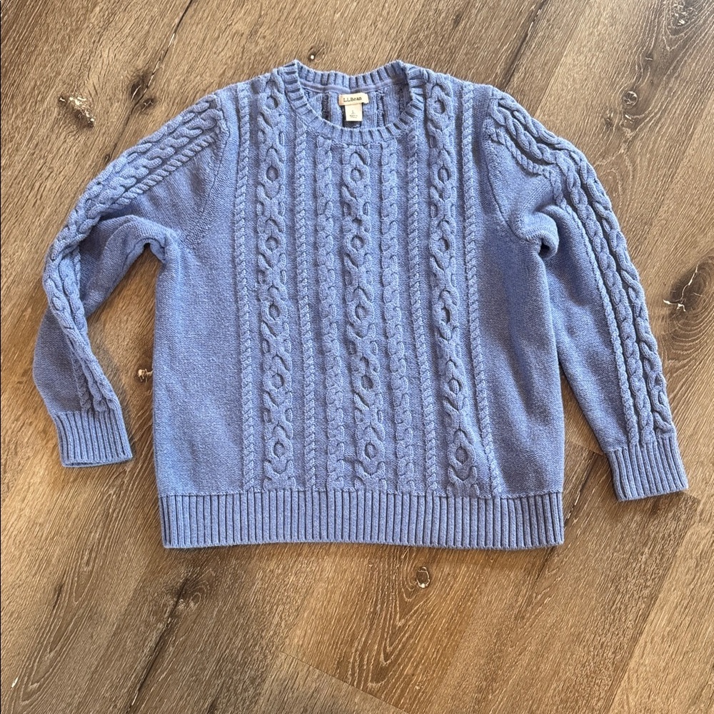 L.L.Bean periwinkle blue sweater